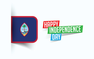 Happy Independence Day of Guam Vector illustration, national day poster, greeting template design, EPS Source File