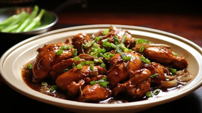 Chicken adobo UHD wallpaper