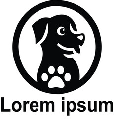 vector pet logo design 