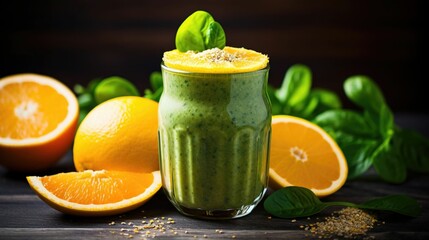 Citrus smoothie UHD wallpaper