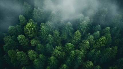 Foggy early UHD wallpaper
