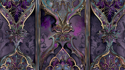 Gothic Reverie: Enchanting Patterns of Cathedral Grace