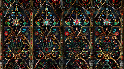 Gothic Splendor: Captivating Patterns of Cathedral Majesty