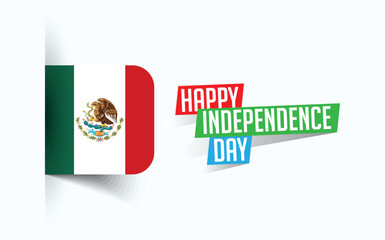 Happy Independence Day of Mexico Vector illustration, national day poster, greeting template design, EPS Source File