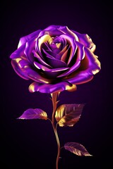 Gold purple rose, a rough abstract retro vibe background template or spray texture color gradient