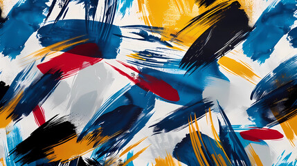 Dynamic Brushstroke Pattern