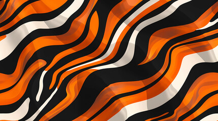 Bold Tiger Stripes Pattern
