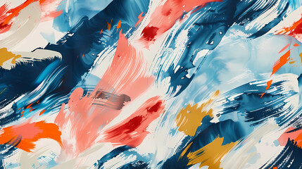 Dynamic Brushstroke Pattern