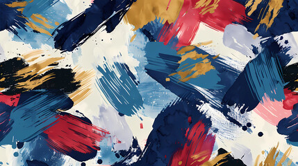 Dynamic Brushstroke Pattern