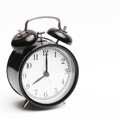 alarm clock isolated on white