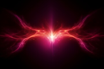 Maroon light flare png isolated black background