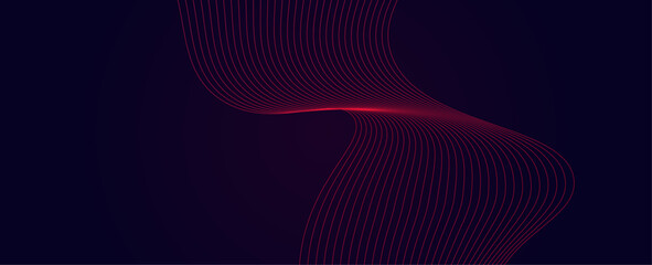 Abstract background with flowing lines. Dynamic waves. Dynamic waves. futuristic tech concept. suit for banner, cover, poster, flyer, brochure, web, data, music, sound. vector illustration