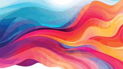 Abstract colorful background art ColorAbstract flat v