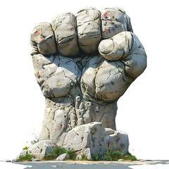 Stone Fist with Five Fingers Icon