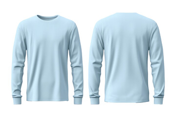 color t-shirt isolated on white