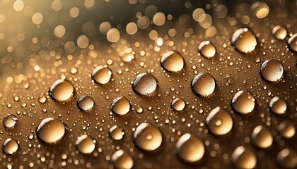 Fototapeta na wymiar water drops on a surface, water droplets, a digital rendering 