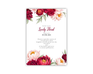 Wedding celebration greeting card background print vector template design