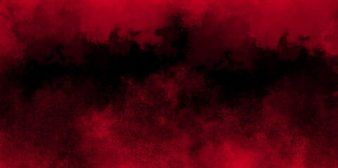 Abstract background with dark red watercolor texture .smoke vape dark red rain cloud and mist or smog fog exploding canvas background .hand painted vector illustration with watercolor design .
