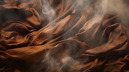 Brown leather with smoke UHD wallpaper - obrazy, fototapety, plakaty