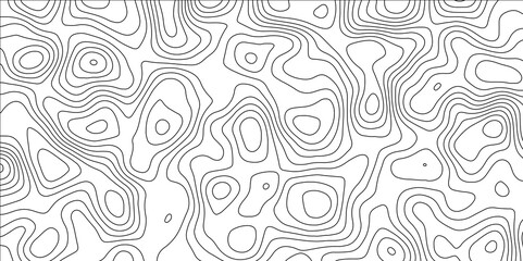 Abstract white topography vector background. Topography map art curve drawing. The concept of conditional geographical pattern and topography. Vector illustration.