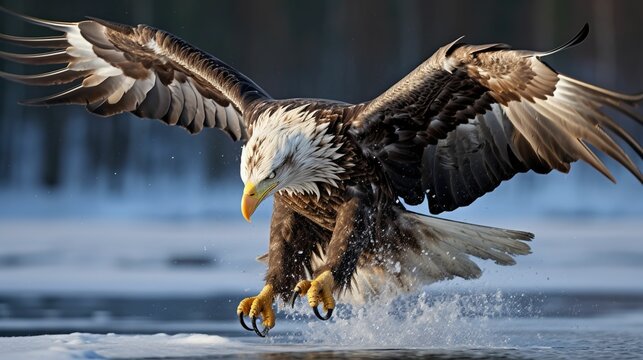 Eagel is apex predators UHD wallpaper
