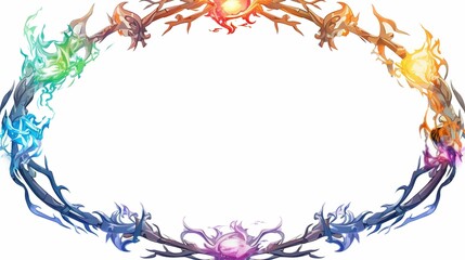 Empty decoration avatar frame UHD wallpaper