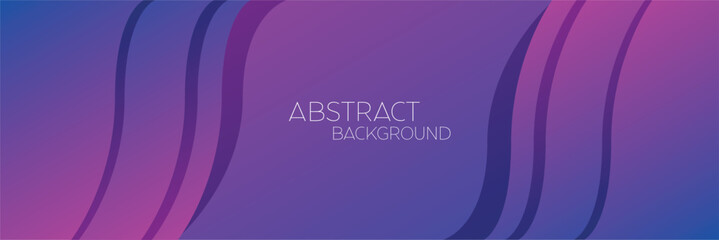 Abstract Background Colorful Template Banner With Gradient Color. Design With Liquid Shape. - obrazy, fototapety, plakaty