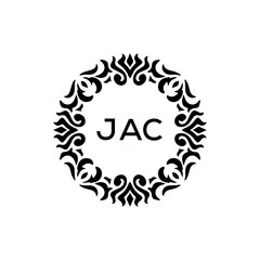 JAC  logo design template vector. JAC Business abstract connection vector logo. JAC icon circle logotype.
