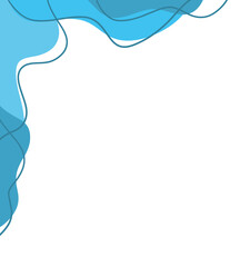 abstract blue background corne wave