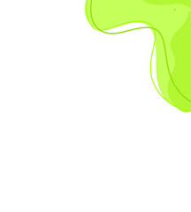 abstract background corner curve motif green