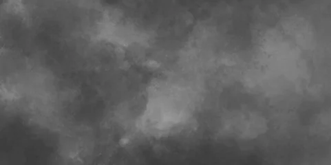 Fototapeten Abstract background with dark gray watercolor texture .white smoke vape dark gray rain cloud and mist or smog fog exploding canvas background .hand painted vector illustration with watercolor design . © VECTOR GALLERY