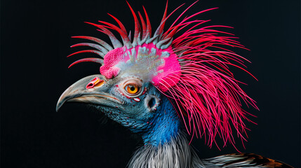 Future Animals, Artificial Fauna. Genetically Engineered New Bird Species. AI Driven Evolution. Adapting to Climate Change, Ecology, Modern Ecosystem. Radical Biodiversity. 