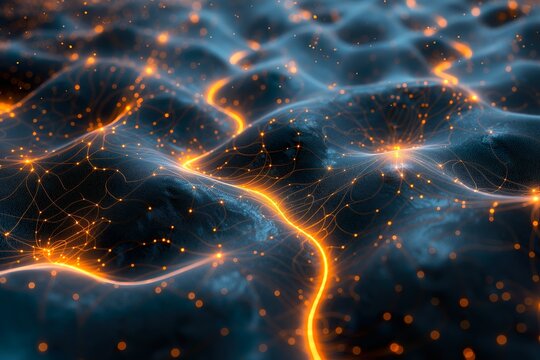 Neural Nexus: The Luminous Pathways of an AI's Mind