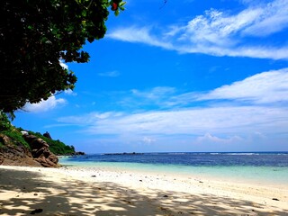 Seychelles, Mahé Islands, beaches of Anse Forbans and Marie Louise