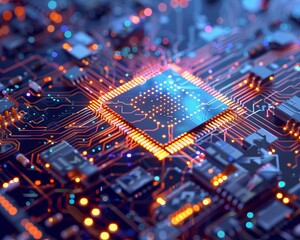 Obraz premium Funding and support mechanisms for startups at the intersection of cryptohealthcare and quantum computing.