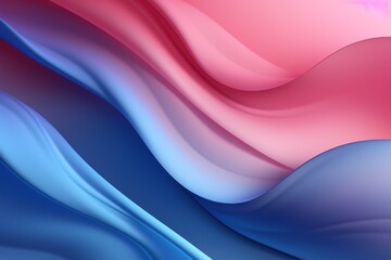 Steel Blue to Dusty Rose abstract fluid gradient design, curved wave in motion background for banner, wallpaper, poster, template, flier and cover - obrazy, fototapety, plakaty