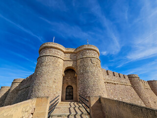 View of the Chinchilla de Montearagón castle, in the province of Albacete - 766363988