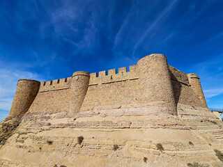 View of the Chinchilla de Montearagón castle, in the province of Albacete - 766364104