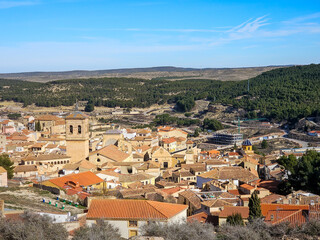 View of Chinchilla from Montearagon in the province of Albacete - 766364116