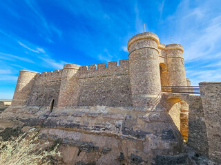 View of the Chinchilla de Montearagón castle, in the province of Albacete - 766364138