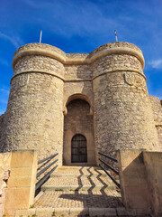 View of the Chinchilla de Montearagón castle, in the province of Albacete - 766364301