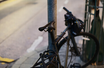 bicycle in the street