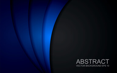 curve vector background with space abstract for text and message modern artwork website design