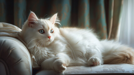 日常の中の白猫B