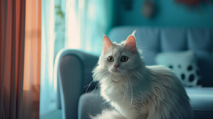 日常の中の白猫B