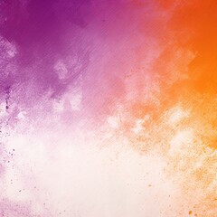 White purple orange, a rough abstract retro vibe background template or spray texture color gradient