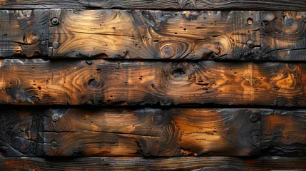 Fotobehang Backdrop of old wood © Zaleman