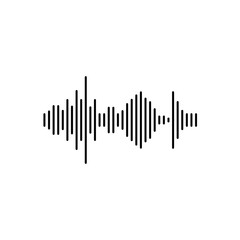 Equalizer wave icon. EQ Vector Illustration.