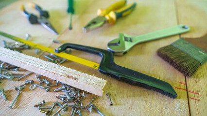 Carpentry tools and general use in home and factory