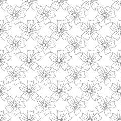 Spring floral pattern. Seamless pattern with flowers